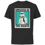 Star Wars Stormtrooper Employee of The Month - Short Sleeve Cotton T-Shirt for Adults- Customized-Black